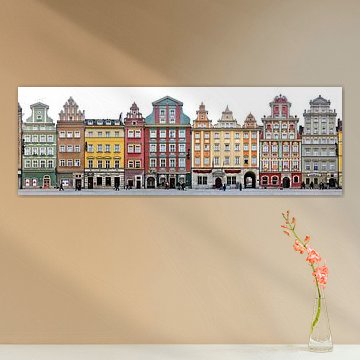 Wroclaw | Rynek Zuidzijde van Panorama Streetline