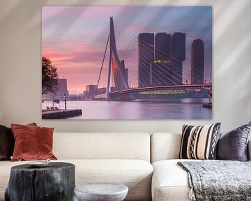 Colorful morning in Rotterdam van Ilya Korzelius