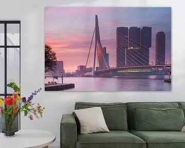 Colorful morning in Rotterdam van Ilya Korzelius