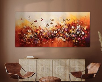 Vlinders in de zomer van Artsy