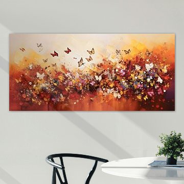 Butterflies in summer