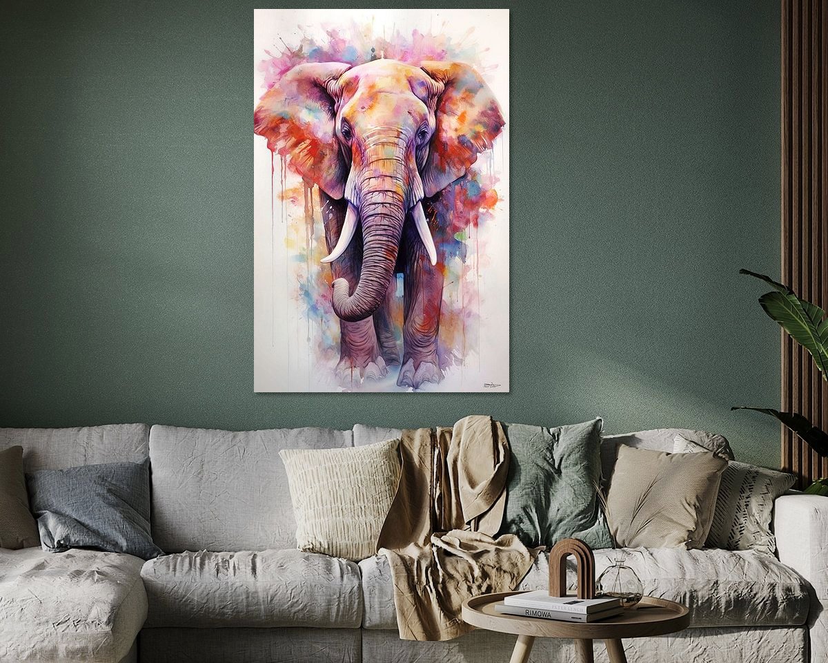 Example of the artwork in a room