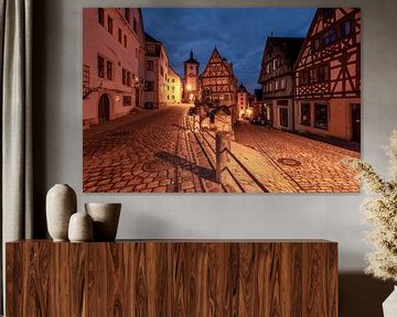 Rothenburg ob der Tauber am Abend von Achim Thomae