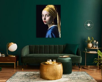 Girl with a Pearl Earring by Color Square