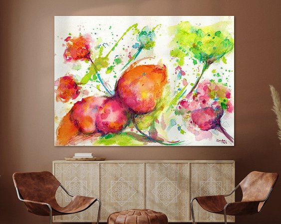 Example of the artwork in a room