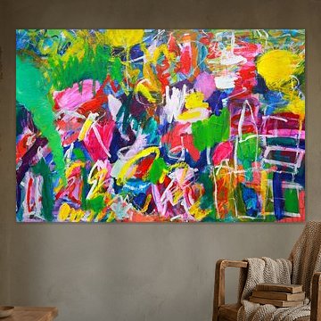 Painting abstract expressionism 'Do it your way' by Playful Art