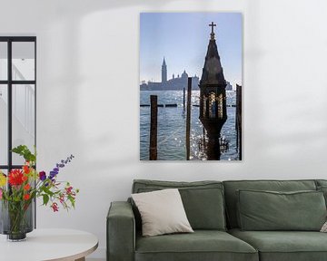 Venedig - Blick vom Markusplatz nach Saint Giorgio Maggiore von t.ART