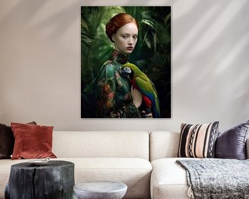 Fine art portrait "Tropical paradise" by Carla Van Iersel