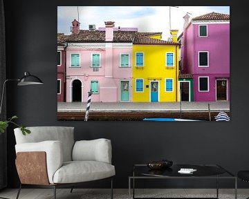 Kleurrijke huizen op het visserseiland Burano