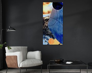 Fantaisie avec la lune et le soleil II sur FRESH Fine Art