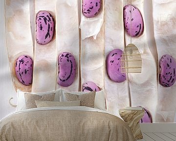 Runner beans in their pods