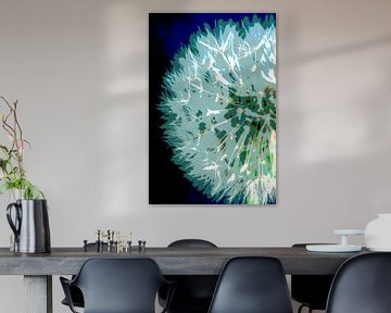 abstract dandelion by Lizette de Jonge