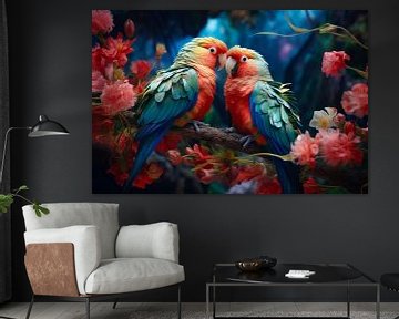 Papegaai - vogel van Alida Jorissen