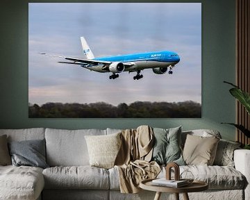 KLM (Asia) Boeing 777 lands at Schiphol Airport by Maxwell Pels