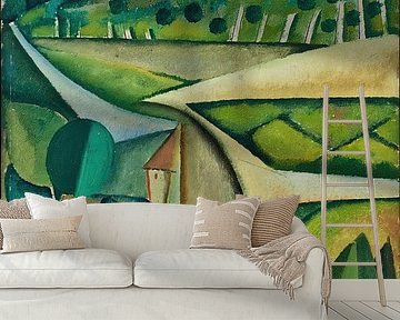 Manhufe-Landschaft (ca. 1912-1913) von Amadeo de Souza-Cardoso