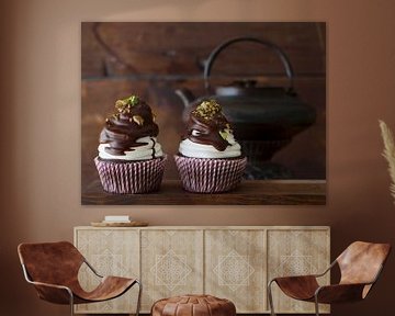 Kaffee-Cupcakes mit Irish Cream Likör und Marshmallow-Haube von BeeldigBeeld Food & Lifestyle