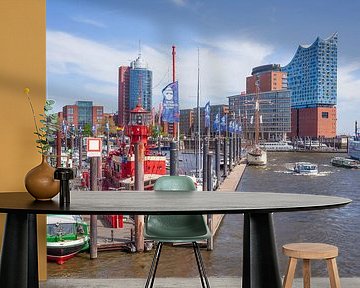 Lichtschip, Elbphilharmonie, Haven