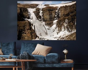 Rjúkandi waterfall, Iceland van VeraMarjoleine fotografie