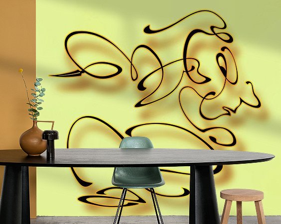 Example of the artwork in a room