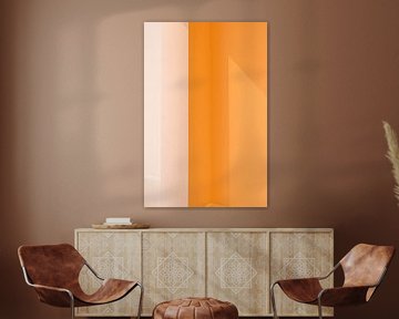 oranje frame 1 van Michael Schulz-Dostal