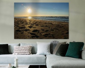 Zonsondergang op het strand van studio Arcis photography