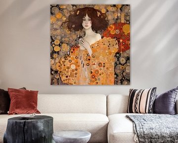Another Girl of Gustav Klimt by Peridot Alley