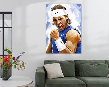 Rafael Nadal by Vina Hayum