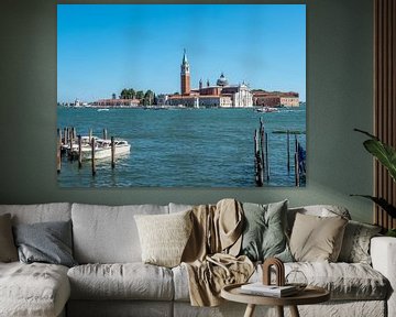 Uitzicht op het Canal Grande in Venetië Italië van Animaflora PicsStock