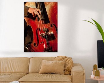 Double bass played by Anouschka Hendriks
