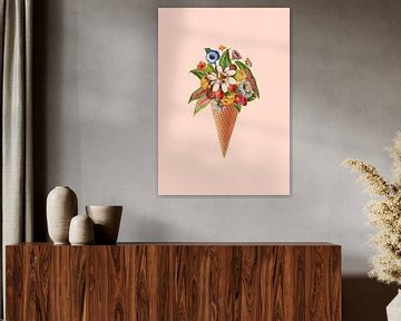 Botanisch roze ijs, Frida Floral Studio van 1x