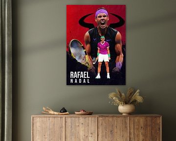 Rafael Nadal Amazing Potrait by Mochamad Iman Firman