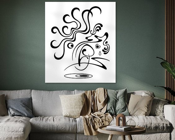 Example of the artwork in a room