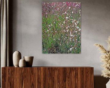 Natuurlijke abstracte roze bloemen van Dorothy Berry-Lound