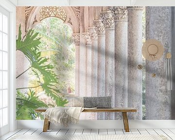 Monserrate palace in Sintra, Portugal art print - architecture and travel photography by Christa Stroo photography