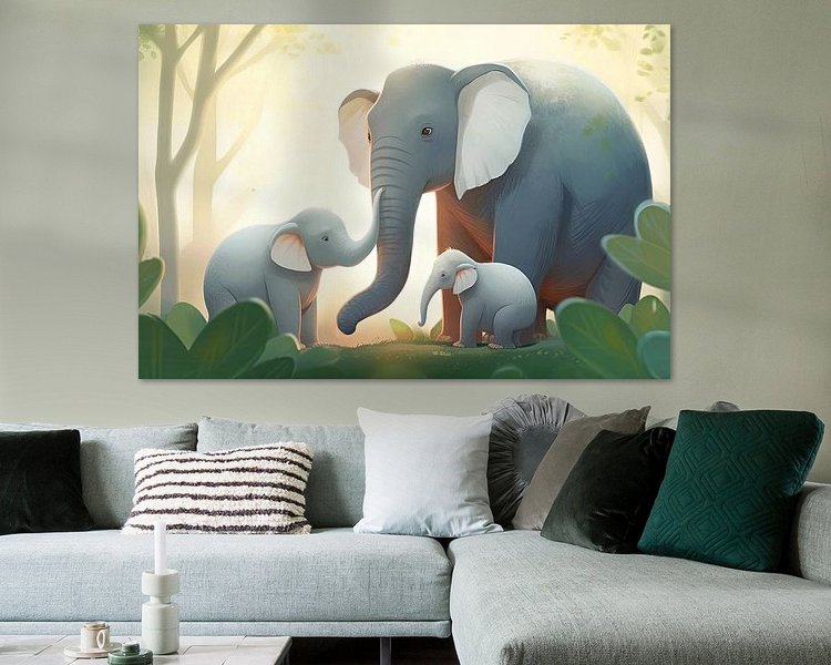 Example of the artwork in a room