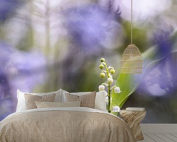 Lily of the valley in a cloud of hyacinths by Bob Daalder