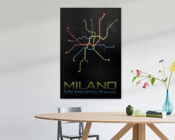 Milano Subway  van Wouter Sikkema