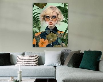 Collage "Tropical vibes" van Studio Allee