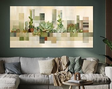 Cactus abstract van Bert Nijholt