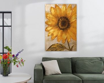 Sunflower abstract by Imagine