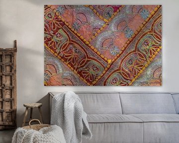 Seamless knitted pattern with oriental art by Animaflora PicsStock