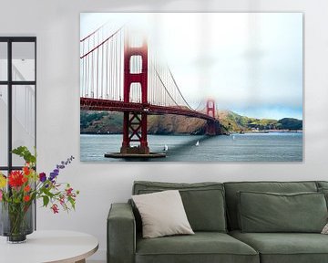 Golden Gate Bridge In San Francisco - The Fog City van Marko Knol