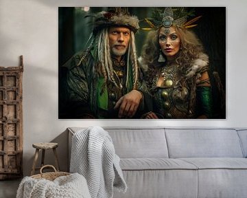 Elfen koning en koningin van het bos van Alida Jorissen