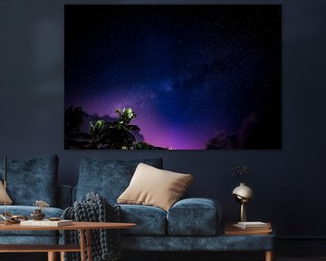 Milkyway rose et violet, milkyway rose et violet sur Corrine Ponsen