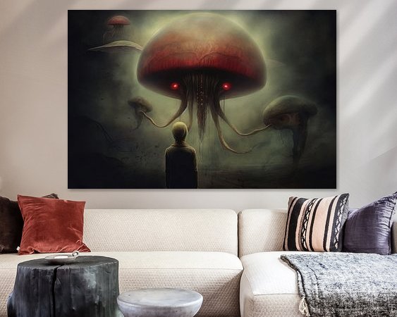 Example of the artwork in a room