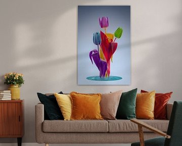 Tulips full colour III by Klaartje Majoor