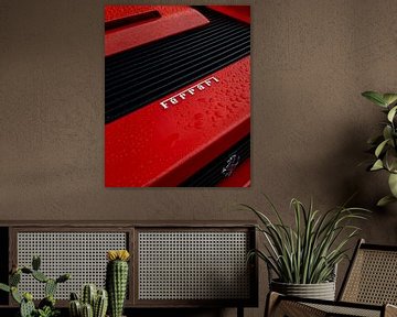 Ferrari Testarossa in de regen van Wessel Dijkstra