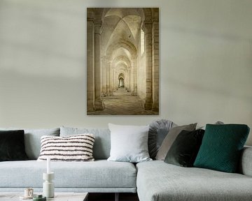 Couloir de l'église du monastère de Moulins sur Frans Nijland