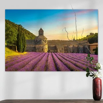 Abbaye de Sénanque et lavande. La France