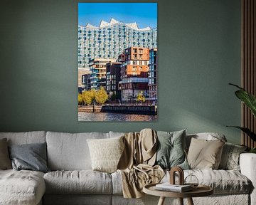 Appartements à Grasbrook devant l'Elbphilharmonie - Hambourg sur Werner Dieterich